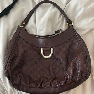 Gucci Ring burgundy Bag (vintage)